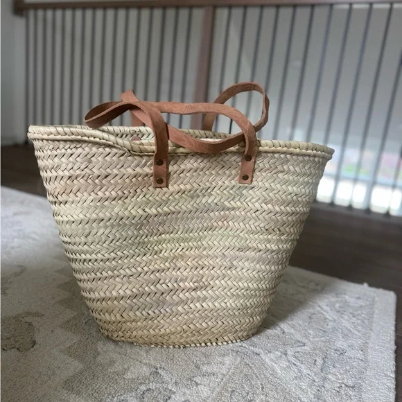 NEW Oversized Woven Beach Bag - Picture 4 of 9